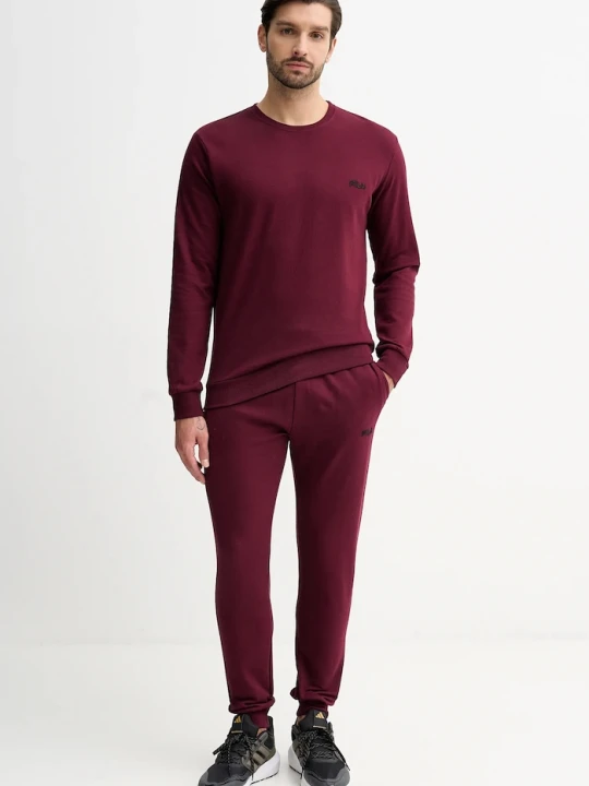Zdjęcie produktu Fila dres bawełniany bordowy