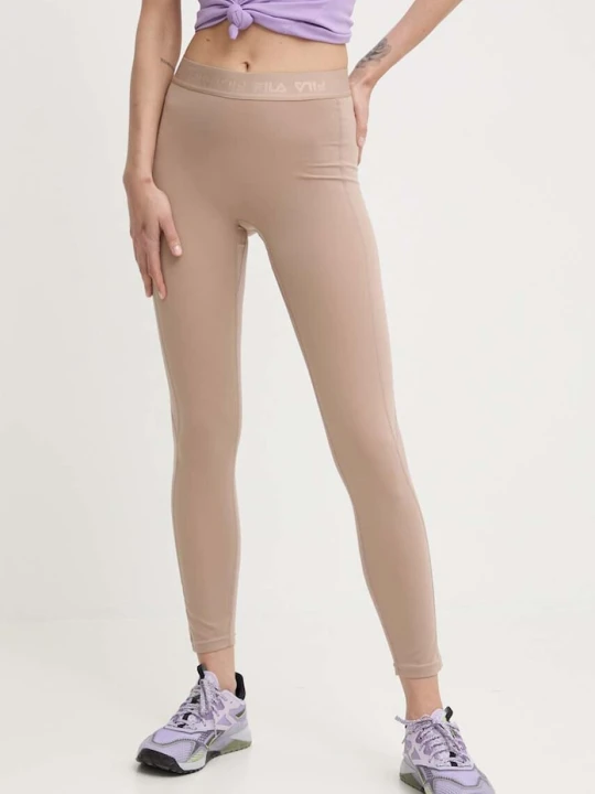 Zdjęcie produktu Fila legginsy do biegania Roses brązowy