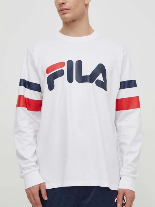 Zdjęcie produktu Fila longsleeve bawełniany Luohe biały