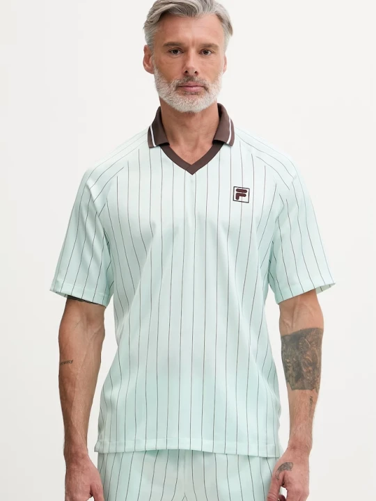 Zdjęcie produktu Fila polo męskie COVERCIANO turkusowy