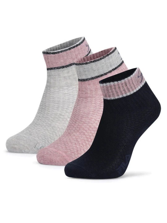 Zdjęcie produktu Fila Skarpety krótkie F8206-AW24 (3-pack) Różowy