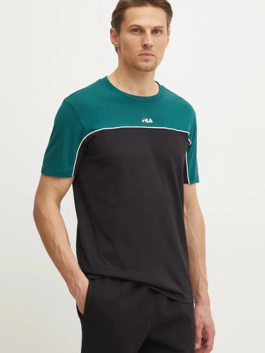 Zdjęcie produktu Fila t-shirt bawełniany Libatse czarny