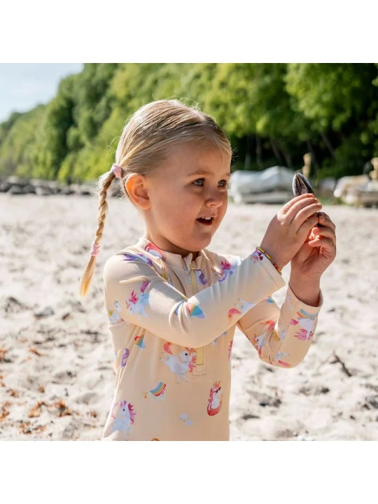 Zdjęcie produktu Filibabba Strój kąpielowy "Unicorn Shores" w kolorze żółtym rozmiar: 98 / 104