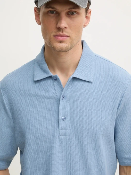 Zdjęcie produktu Filippa K polo bawełniane niebieski