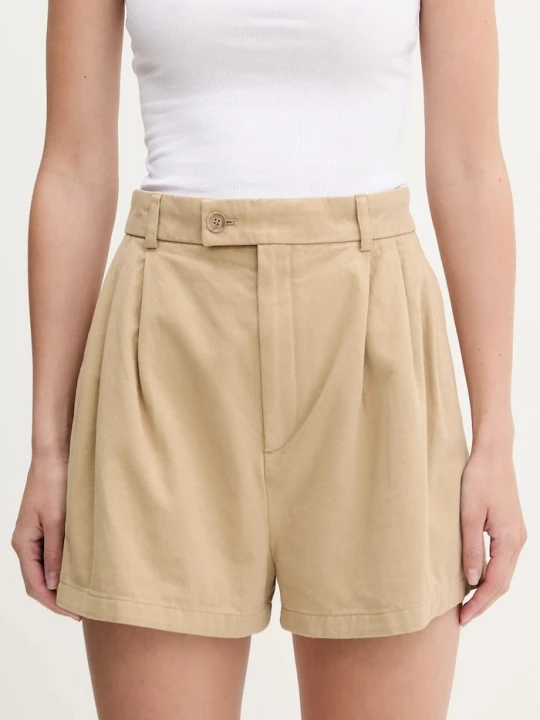 Zdjęcie produktu Filippa K szorty bawełniane beżowy