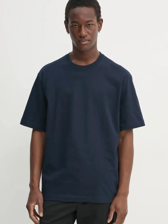 Zdjęcie produktu Filippa K t-shirt bawełniany granatowy
