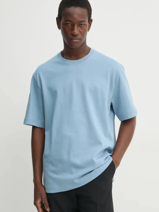 Zdjęcie produktu Filippa K t-shirt bawełniany niebieski