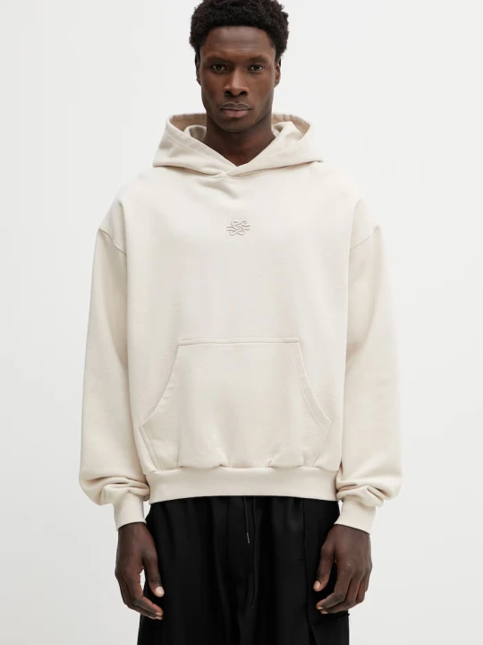 Zdjęcie produktu Filling Pieces Boxy Embroidered bluza z kapturem bawełniana męska