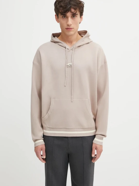 Zdjęcie produktu Filling Pieces Knit Hoodie bluza z kapturem z wiskozą męska