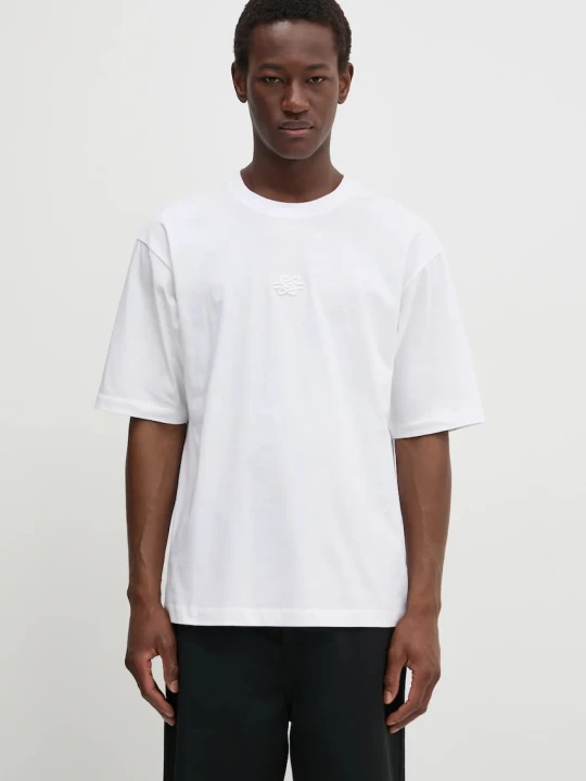 Zdjęcie produktu Filling Pieces Boxy Embroidered T-shirt bawełniany