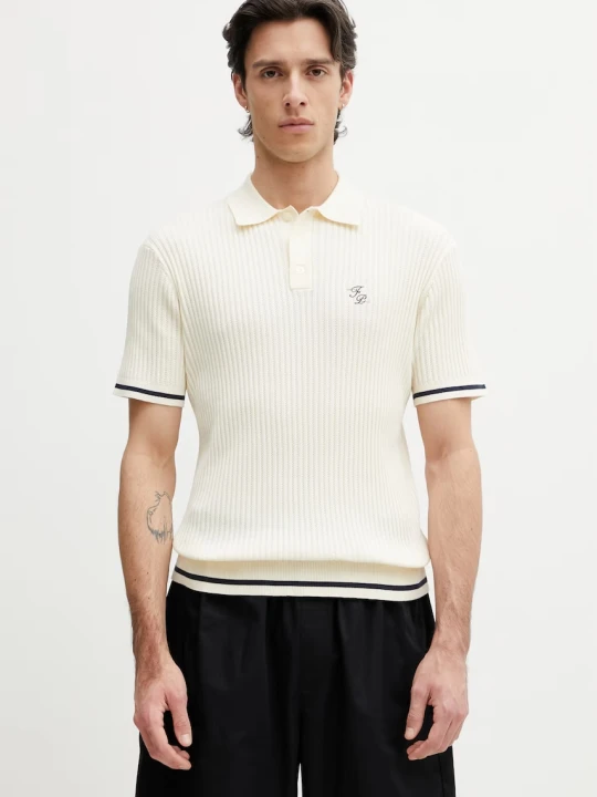 Zdjęcie produktu Filling Pieces Fine Knit polo bawełniane męskie