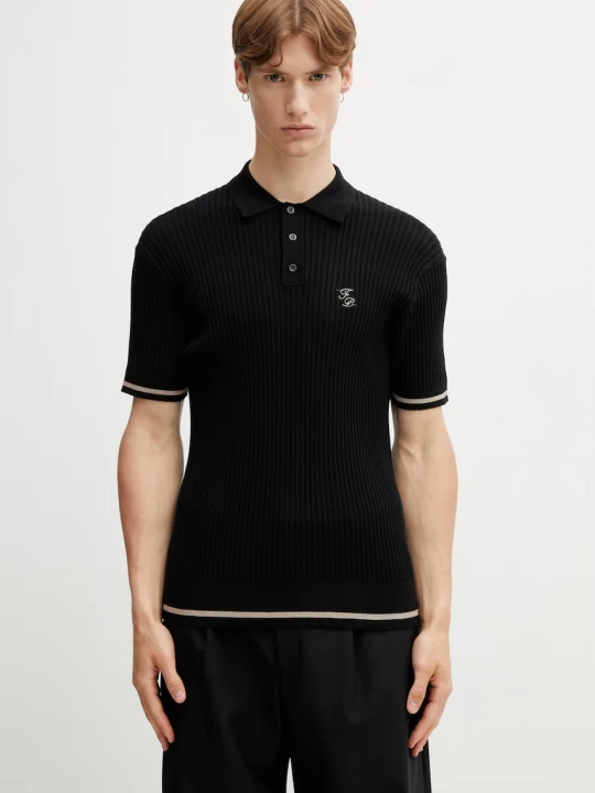 Zdjęcie produktu Filling Pieces Fine Knit polo bawełniane męskie