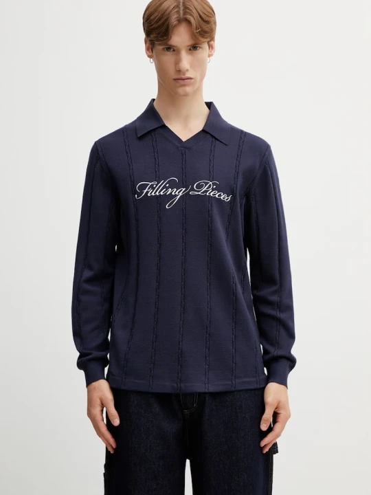 Zdjęcie produktu Filling Pieces Football Jersey sweter męski z wiskozą