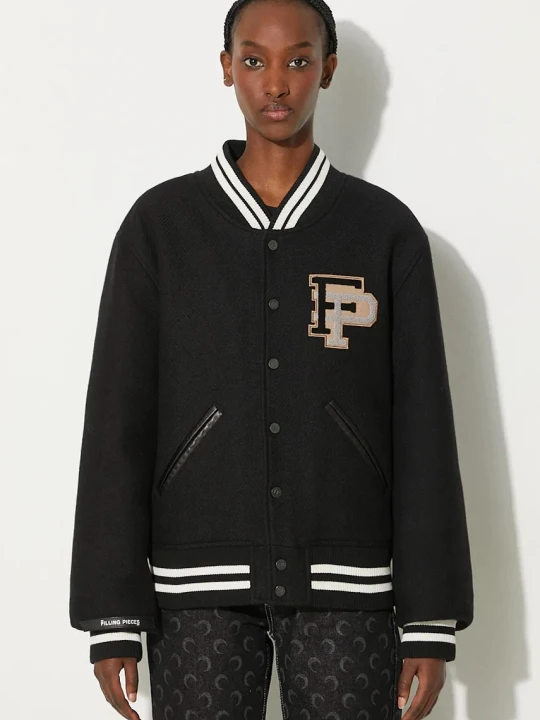 Zdjęcie produktu Filling Pieces kurtka bomber wełniana Varsity Jacket