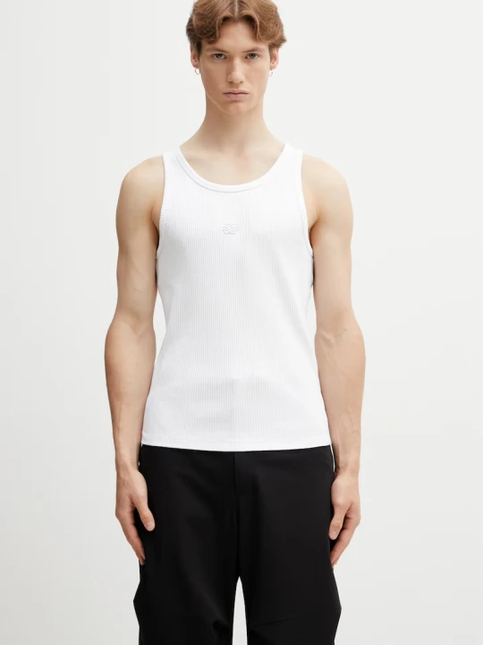 Zdjęcie produktu Filling Pieces Ribbed top bawełniany z elastanem męski