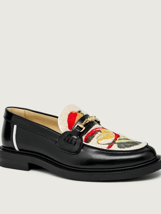 Zdjęcie produktu Filling Pieces Skórzane loafersy Pepper czarny