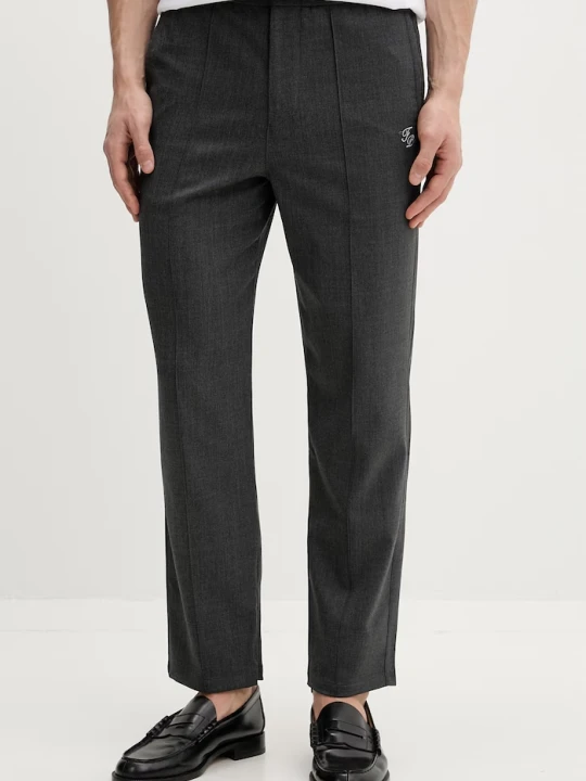 Zdjęcie produktu Filling Pieces spodnie męskie z wełną Coach Twill Wool szary