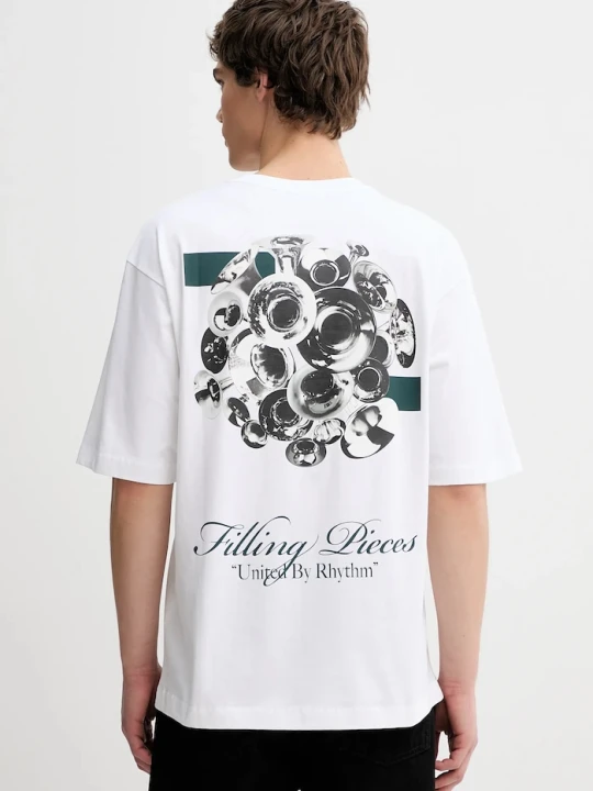 Zdjęcie produktu Filling Pieces t-shirt bawełniany Boxy Bouquet biały