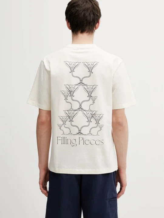 Zdjęcie produktu Filling Pieces Champagne T-shirt męski bawełniany