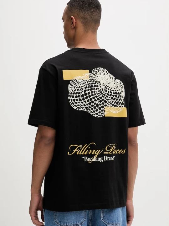 Zdjęcie produktu Filling Pieces T-shirt męski bawełniany Citrus czarny