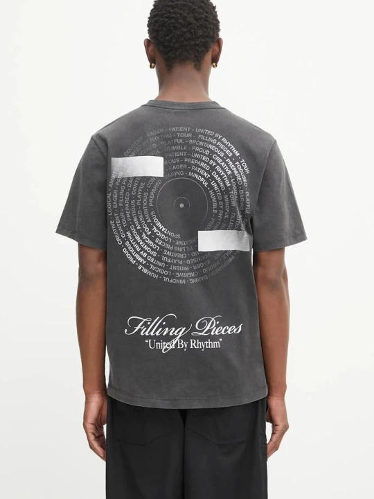 Zdjęcie produktu Filling Pieces t-shirt bawełniany Vinyl szary