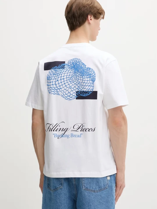 Zdjęcie produktu Filling Pieces t-shirt męski bawełniany Citrus biały