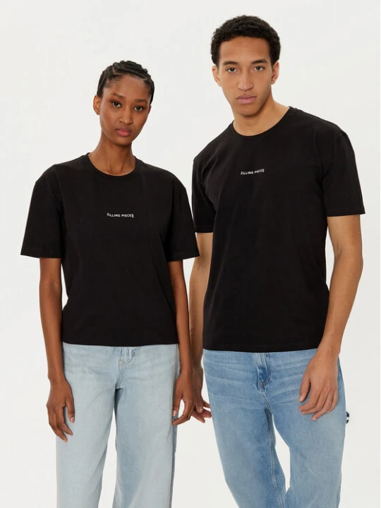 Zdjęcie produktu Filling Pieces T-Shirt Unisex 7443400 Czarny Slim Fit
