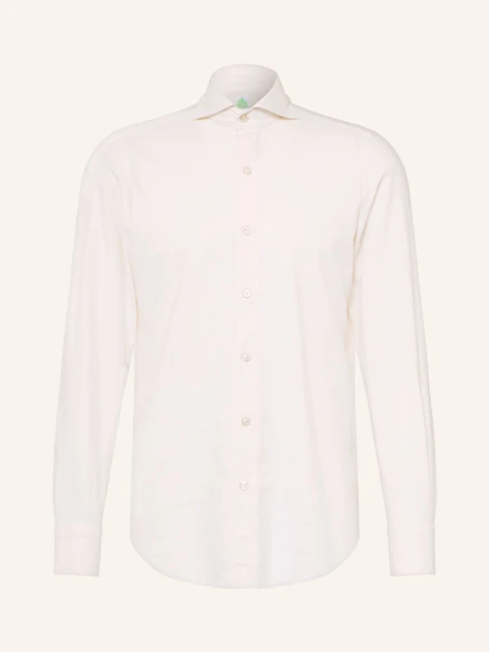 Zdjęcie produktu Finamore 1925 Koszula Flanelowa Tokyo Sergio Slim Fit weiss ECRU
