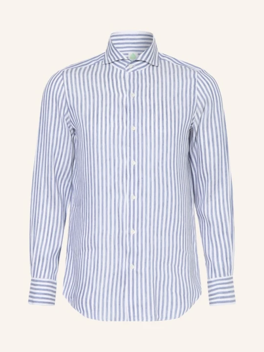 Zdjęcie produktu Finamore 1925 Koszula Tokyo Sergio Slim Fit Z Lnu blau