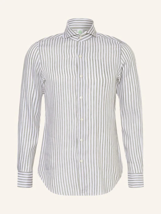 Zdjęcie produktu Finamore 1925 Koszula Tokyo Sergio Slim Fit Z Lnu gruen