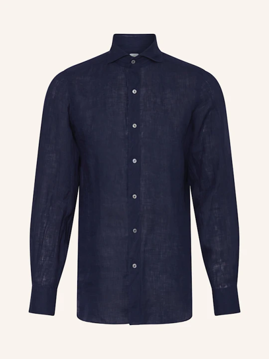 Zdjęcie produktu Finamore 1925 Koszula Z Lnu Tokyo Sergio Slim Fit blau GRANATOWY