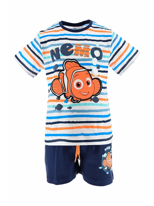 Zdjęcie produktu Finding Nemo 2-częściowy zestaw "Nemo" w kolorze biało-pomarańczowo-granatowym rozmiar: 98