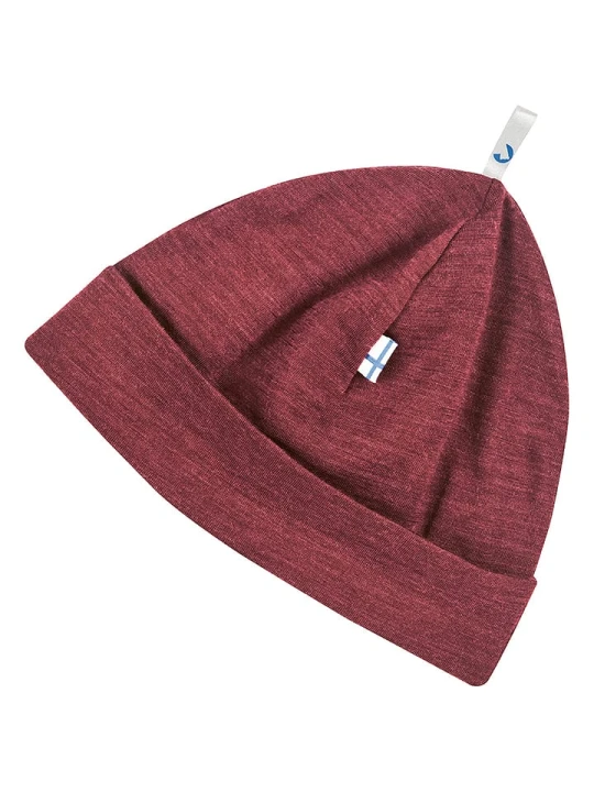 Zdjęcie produktu finkid Czapka "HITTI WOOL" w kolorze czerwonym rozmiar: 52 cm