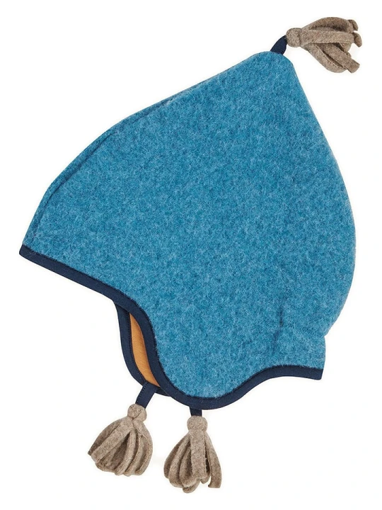 Zdjęcie produktu finkid Czapka "PIPO WOOL" w kolorze niebieskim rozmiar: 52 cm