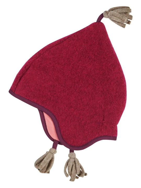 Zdjęcie produktu finkid Czapka "Pipo Wool" w kolorze czerwonym rozmiar: 48-50 cm