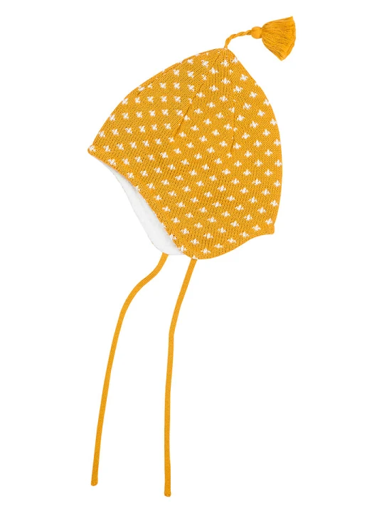 Zdjęcie produktu finkid Czapka "Tipsa" w kolorze żółtym rozmiar: 52 cm