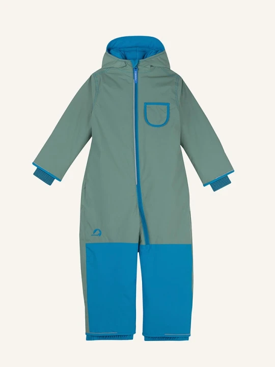Zdjęcie produktu finkid Kombinezon zimowy "Pikku Winter Sport" w kolorze zielono-niebieskim rozmiar: 90/100