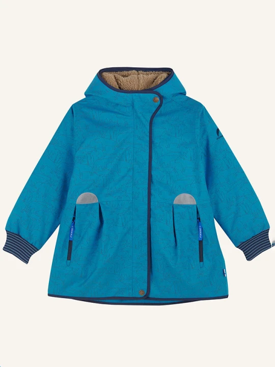 Zdjęcie produktu finkid Kurtka zimowa Zip-in "Aina Ice" w kolorze niebieskim rozmiar: 80/90