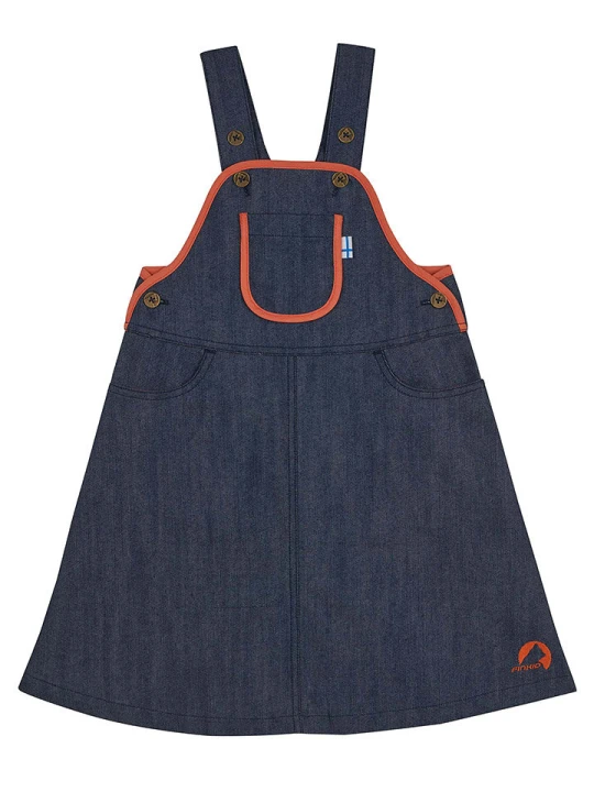 Zdjęcie produktu finkid Sukienka dżinsowa "Majali denim" w kolorze granatowym rozmiar: 100/110