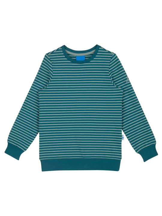 Zdjęcie produktu finkid Sweter "Uniikki" w kolorze zielonym rozmiar: 90/100