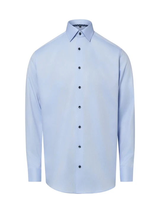 Zdjęcie produktu Finshley & Harding koszula biznesowa Mężczyźni Modern Fit Bawełna (100%) niebieski