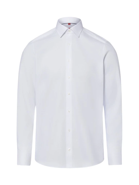 Zdjęcie produktu Finshley & Harding koszula biznesowa Mężczyźni Slim Fit Bawełna (100%) biały