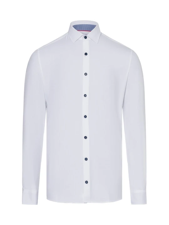 Zdjęcie produktu Finshley & Harding koszula biznesowa Mężczyźni Slim Fit Bawełna biały