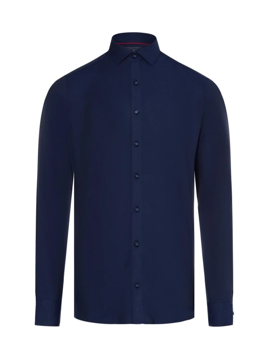 Zdjęcie produktu Finshley & Harding koszula biznesowa Mężczyźni Slim Fit Bawełna niebieski