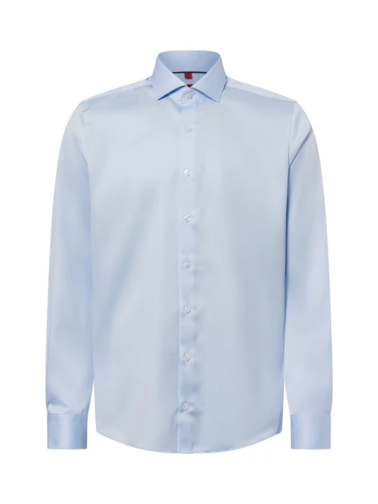 Zdjęcie produktu Finshley & Harding koszula biznesowa - non-iron Mężczyźni Slim Fit Bawełna niebieski