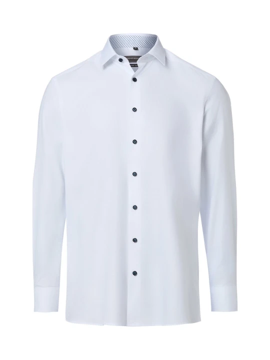 Zdjęcie produktu Finshley & Harding Koszula Mężczyźni Modern Fit Bawełna biały