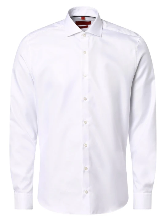 Zdjęcie produktu Finshley & Harding Koszula Mężczyźni Slim Fit Bawełna biały