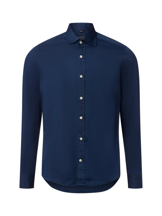 Zdjęcie produktu Finshley & Harding Koszula Mężczyźni Slim Fit Bawełna niebieski