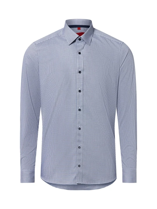 Zdjęcie produktu Finshley & Harding Koszula Mężczyźni Slim Fit Bawełna niebieski