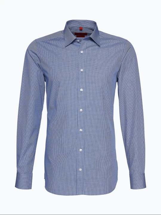 Zdjęcie produktu Finshley & Harding Koszula Mężczyźni Slim Fit Bawełna niebieski